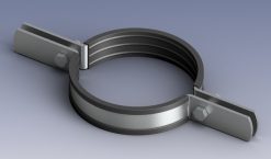 RC03R – Light Duty Riser Clamps With Rubber Lining