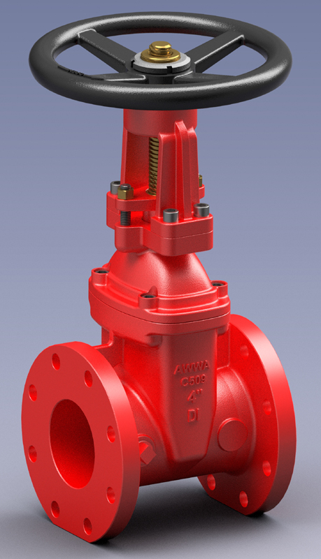 VGF907 - VAN CỔNG TY NỔI NỐI ĐẦU MẶT BÍCH OS&Y 300PSI